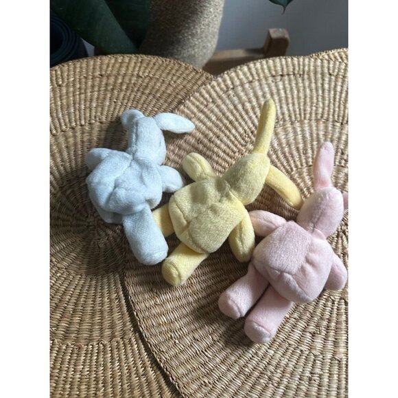 Beanie 3 piece Rabbit Easter bunny decor - Picture 6 of 9